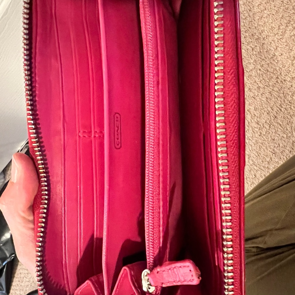 Coach wallet—light stains. Gently used.